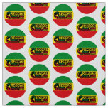 Reggae Music with positive quotes Fabric