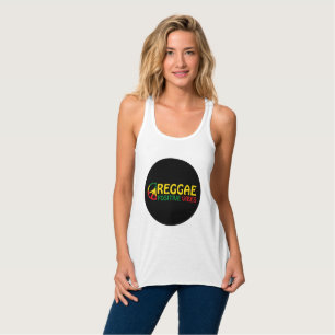 Reggae Music with positive vibes and reggae flag Tank Top