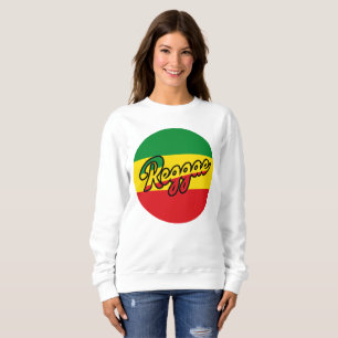 Reggae Music with reggae flag colors Sweatshirt