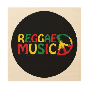 Reggae Music Wood Wall Art