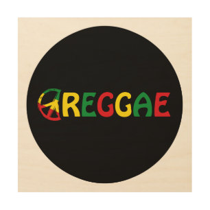 Reggae Music Wood Wall Art