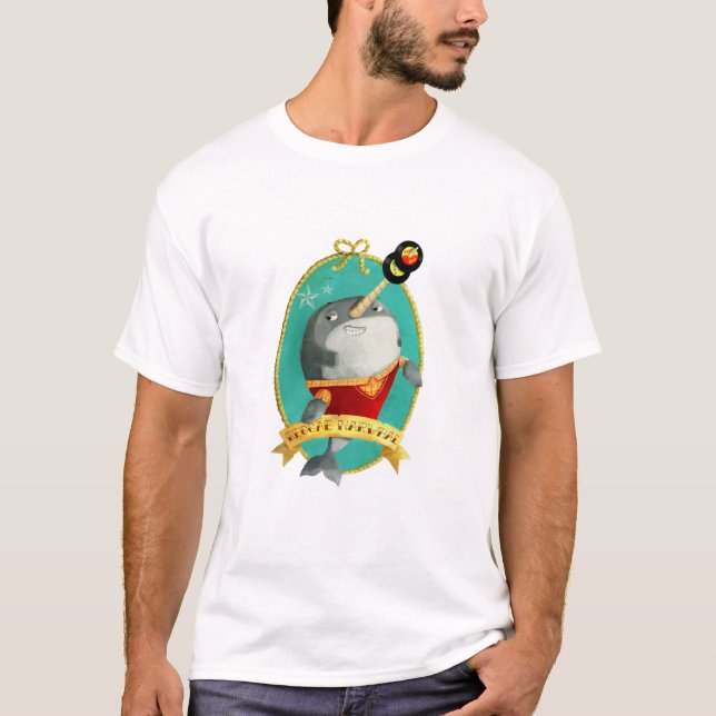 Reggae Narwhal T-Shirt (Front)