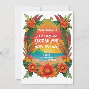 Reggae Party Invitation