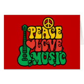 Reggae Peace Love Music (Front Horizontal)