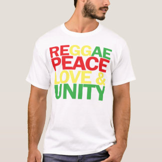 Reggae. Peace, Love & Unity T-Shirt