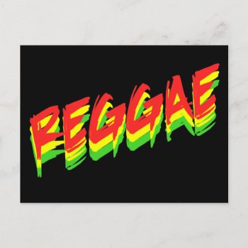 Reggae Postcard by oldrockerdude at Zazzle