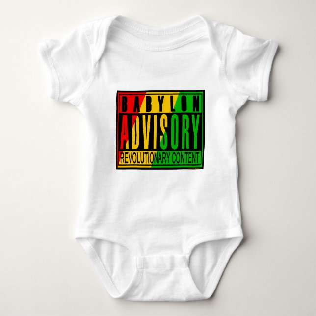 Reggae RASTA Baby Bodysuit (Front)
