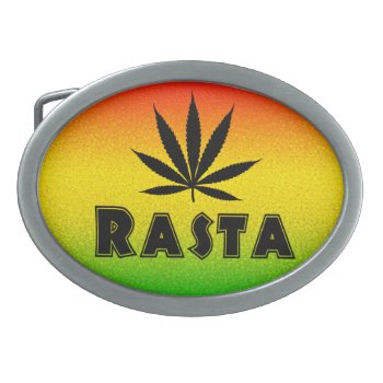 Reggae Rasta Leaf Jamaican Jamaica Belt Buckle by sunnymars at Zazzle