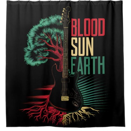 REGGAE RASTA SHOWER CURTAIN