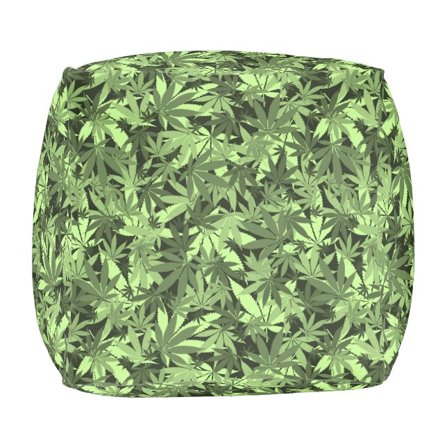 Reggae - Rastafari - Natural Pouf (Bottom)
