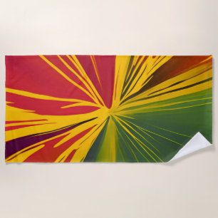 Reggae Rays Beach Towel