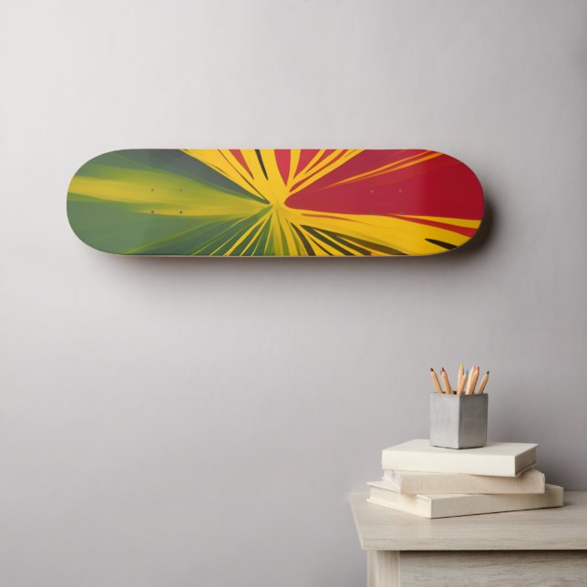 Reggae Rays  Skateboard (Wall Art (Horz))