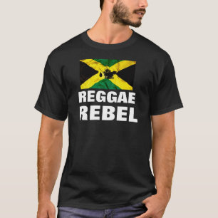 REGGAE REBEL Basic Dark T-Shirt