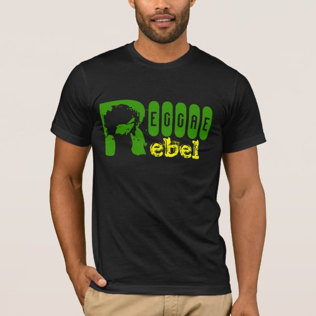 Reggae Rebel Jamaica T Shirt (Front)