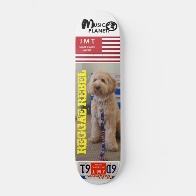 REGGAE REBEL  (Pet) Skateboard (Front)