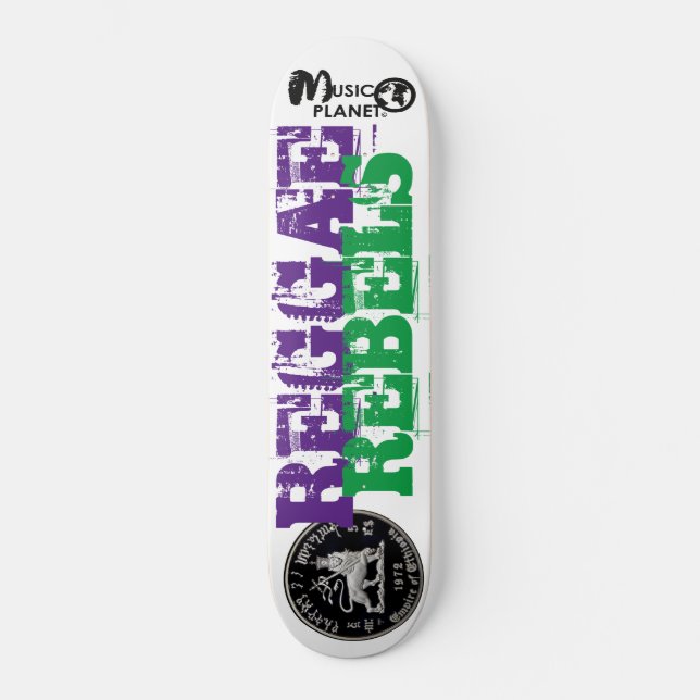 REGGAE REBELS Skateboard (Front)