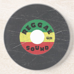 Reggae Record - Sandstone Coaster