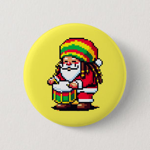 Reggae Rhythms with Santa - Christmas Beat Button