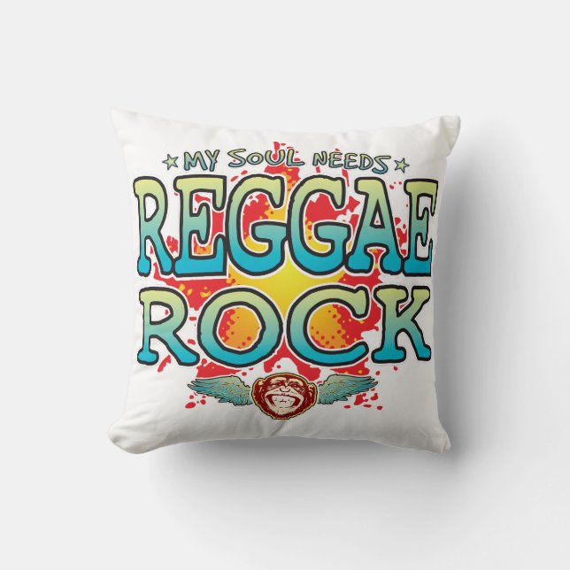 Reggae Rock Soul Cushion (Front)