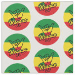 Reggae Shaka Hands with reggae Fabric