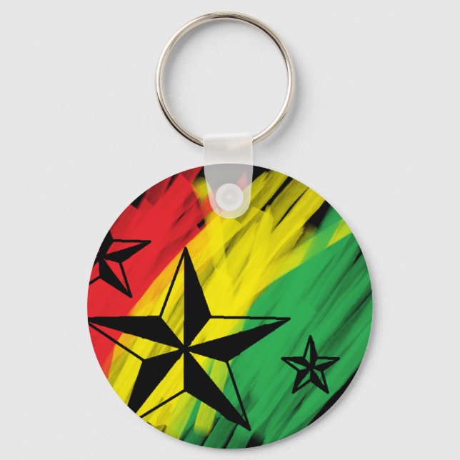 reggae stars keychain (Front)