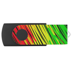 "Reggae Streaks" USB Flashdrive Flash Drive