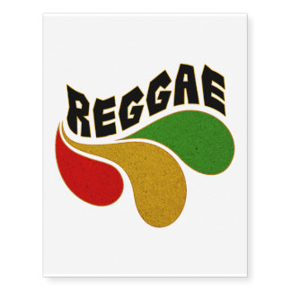 Reggae Temporary Tattoos