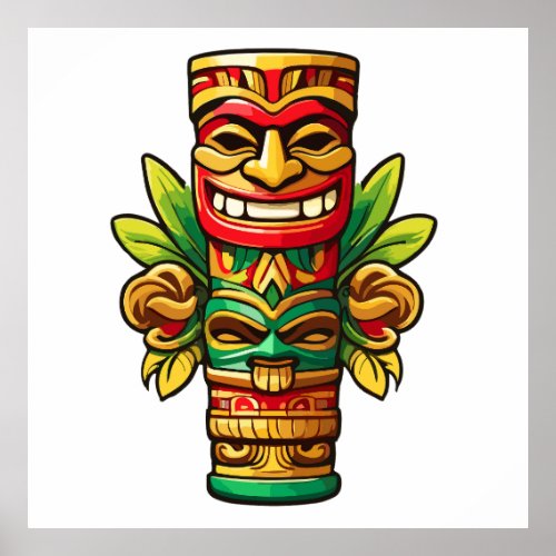 Reggae Tiki Poster