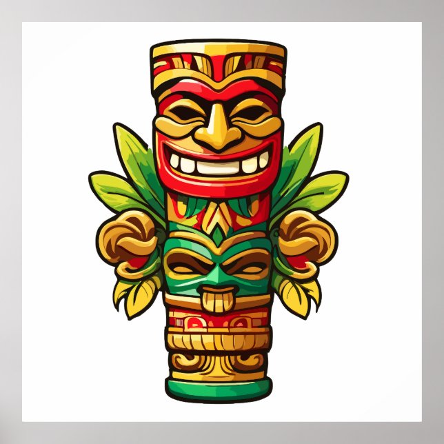 Reggae Tiki Poster (Front)