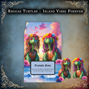 Reggae Turtles – Island Vibes Forever Envelope Mailers