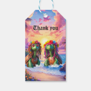 Reggae Turtles – Island Vibes Forever. Gift Tags