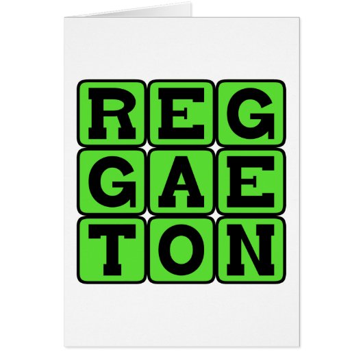 Reggaeton, Music Genre (Front)