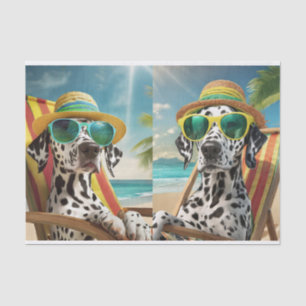 Reggie Bahama & Matilda Mama, Dalmatians on Vaca Tissue Paper