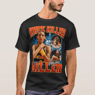 Reggie Miller Choke Sign Basketball Legend Signatu T-Shirt