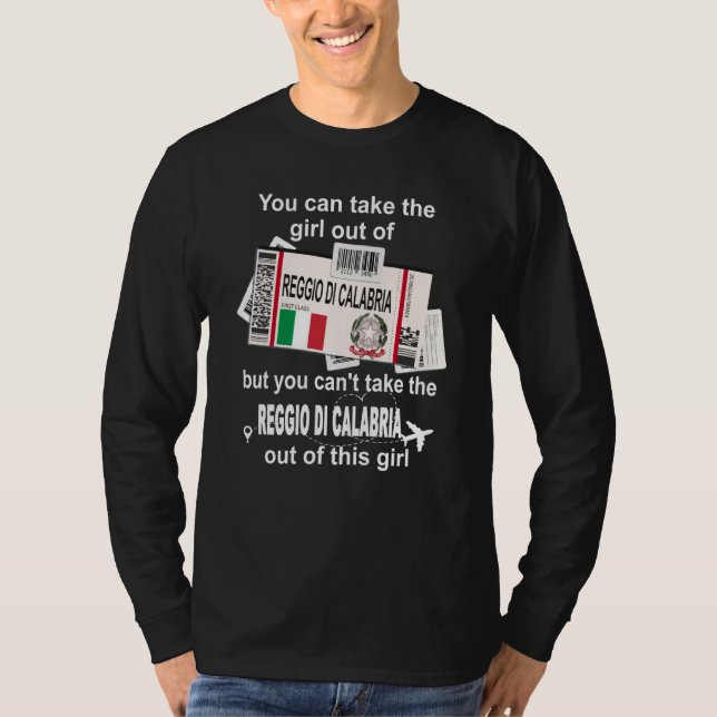 Reggio Calabria Boarding Pass Reggio di Calabria G T-Shirt (Front)
