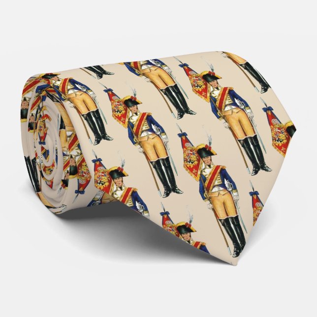 REGIMINETO DE CABALLERIA EL INFANTE NECK TIE (Rolled)