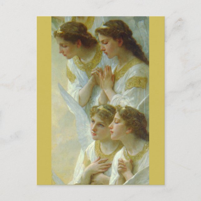 Regina Angelorum, Bouguereau 1900,  detail Angels Postcard (Front)