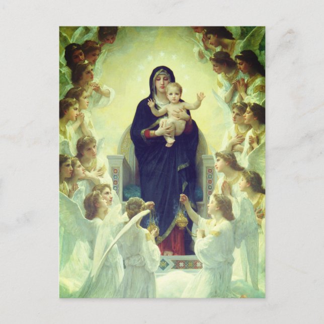 Regina Angelorum - William-Adolphe Bouguereau Postcard (Front)