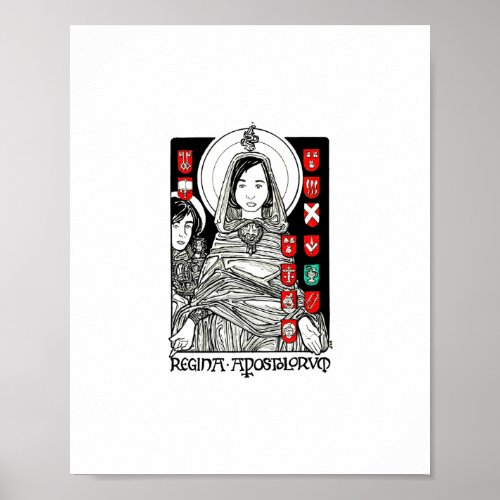 Regina Apostolorum 8 x 10 Print