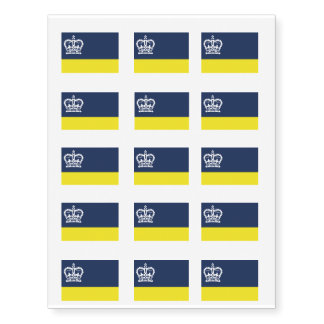 REGINA Flag Temporary Tattoos