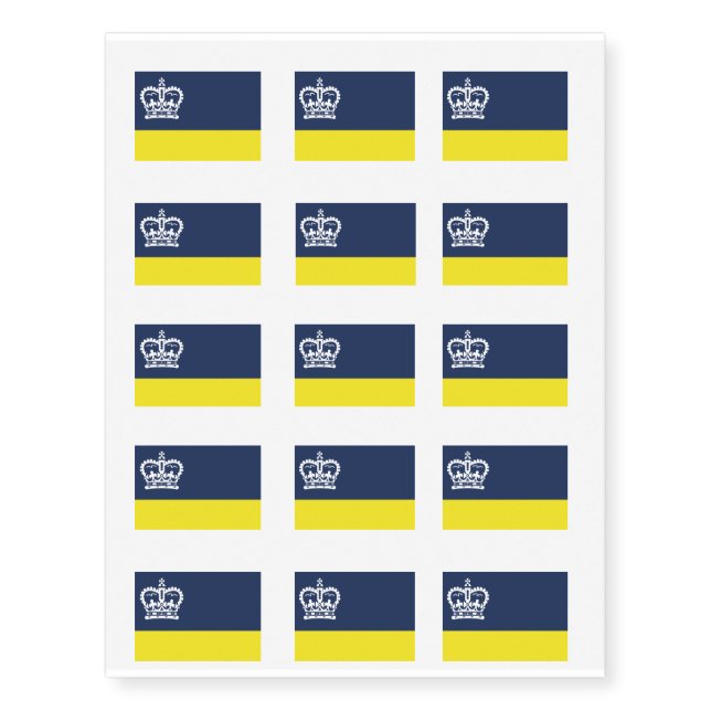REGINA Flag Temporary Tattoos (Front)