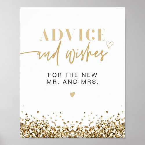 REGINA Gold Disco Advice For The Bride  Groom Poster
