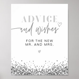 REGINA Silver Disco Advice For The Bride & Groom Poster
