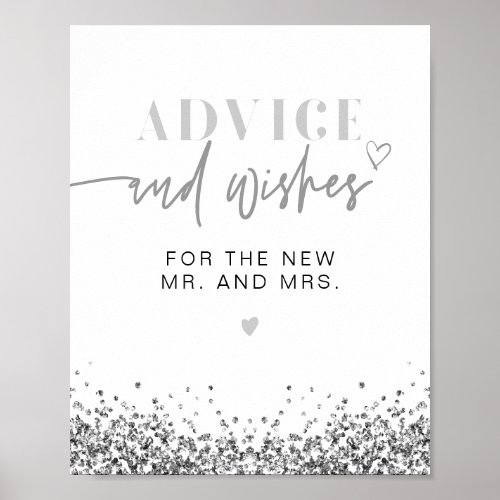 REGINA Silver Disco Advice For The Bride  Groom   Poster
