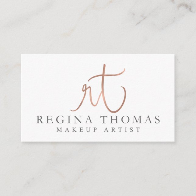 Regina Thomas Custom Business Cards (Front)