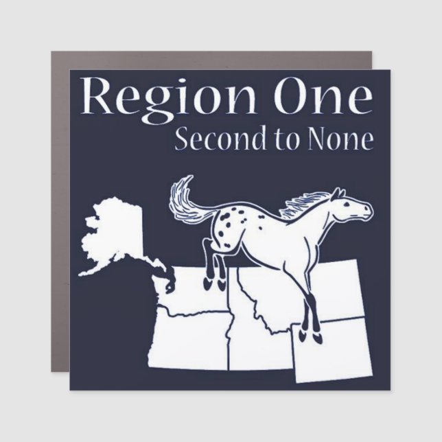 Region 1 Car Magnet (Front)