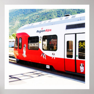 Region Alps train Poster