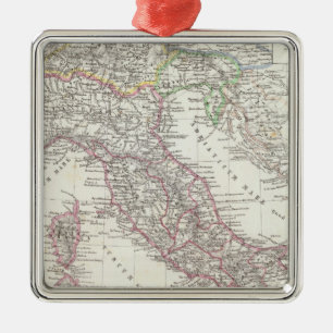 Region of Rome Italy Metal Ornament