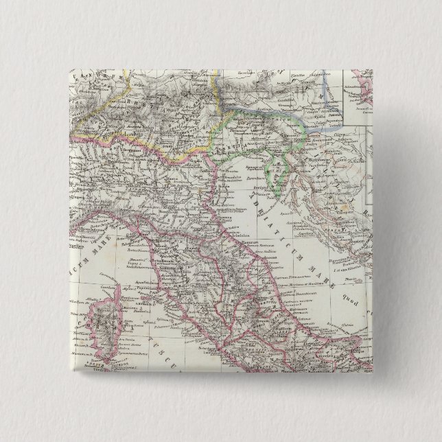 Region of Rome Italy Pinback Button (Front)
