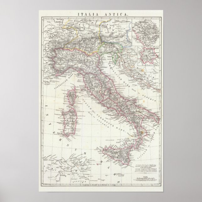 Region of Rome Italy Poster (Front)